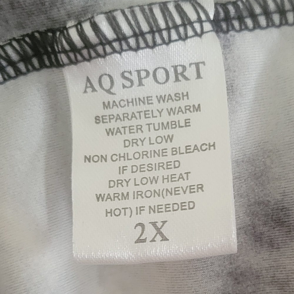 AQ SPORT Hoodie Top Size 2X - Picture 4 of 4